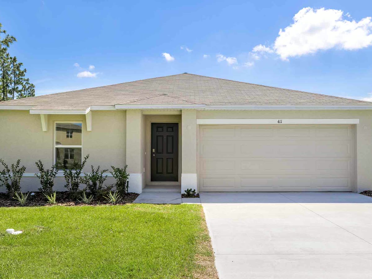 A community of new homes in SE Ocala, Florida