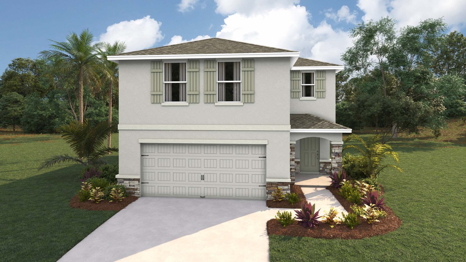 Elston plan, a new D.R. Horton home in Tartan Farms