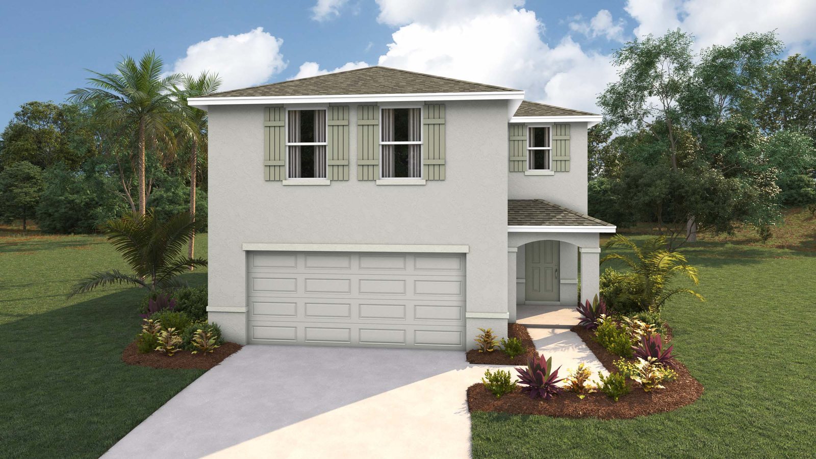 Elston plan, a new D.R. Horton home in Ocala Crossings South