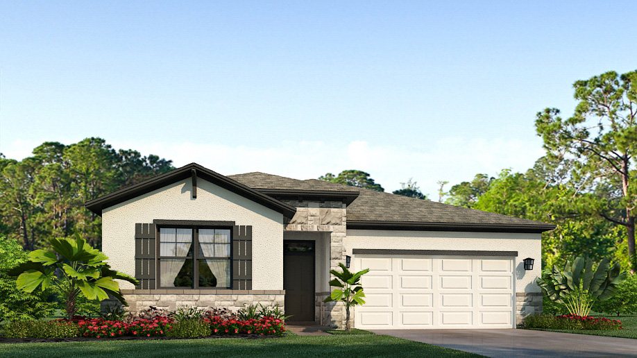 Clifton plan, a new D.R. Horton home in Twisted Oaks