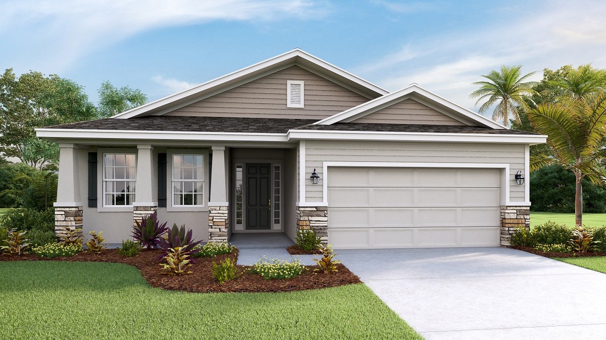 Laurel plan, a new D.R. Horton home in Twisted Oaks