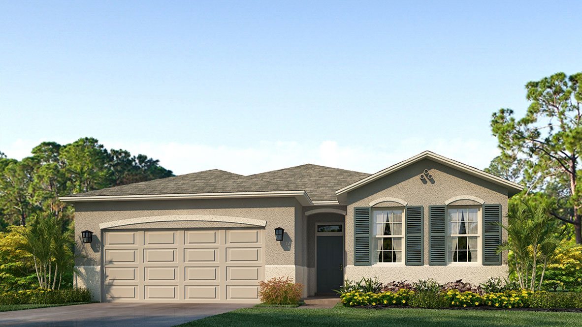 Delray plan, a new D.R. Horton home in Ocala Preserve
