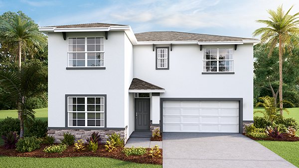 Ensley plan, a new D.R. Horton home in Sandal Key