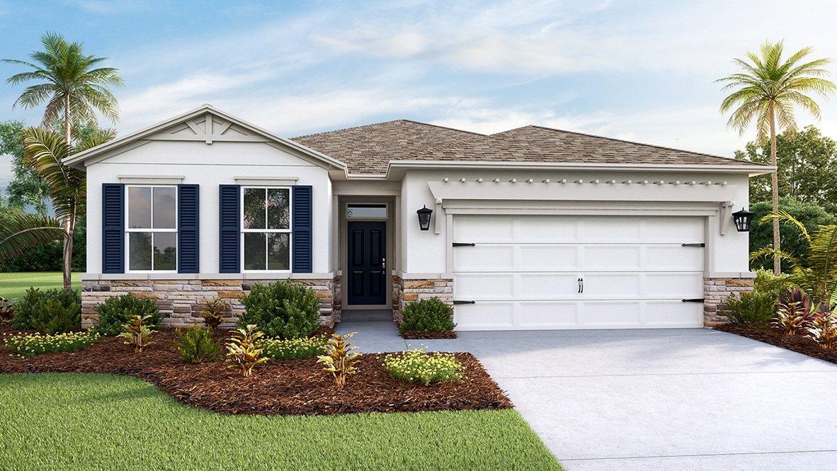 Delray plan, a new D.R. Horton home in Ocala Preserve