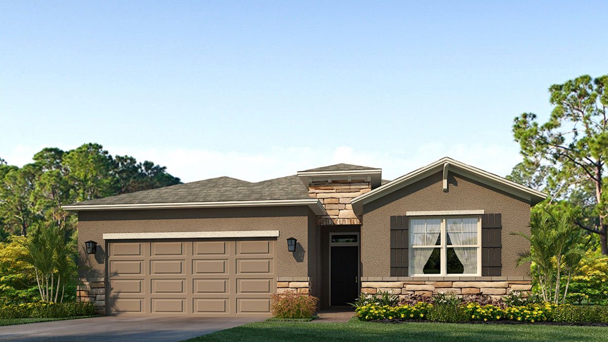 Delray plan, a new D.R. Horton home in Ocala Preserve